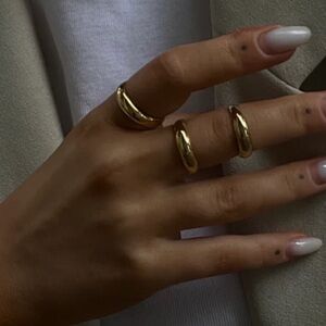 TINI LUX dome rings